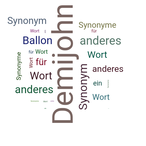 Ein anderes Wort für Demijohn - Synonym Demijohn