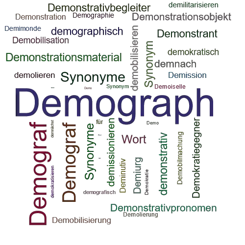 Ein anderes Wort für Demograph - Synonym Demograph