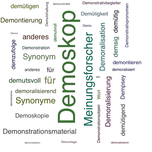 Ein anderes Wort für Demoskop - Synonym Demoskop