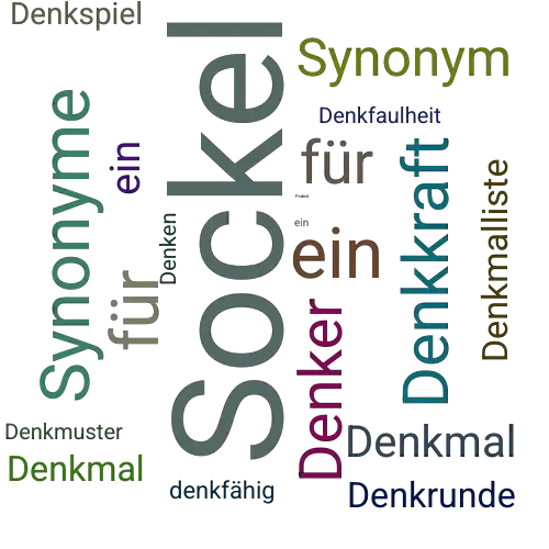 Ein anderes Wort für Denkmalpodest - Synonym Denkmalpodest