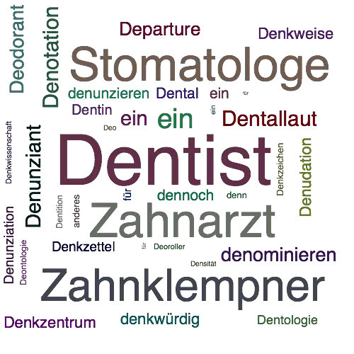 Ein anderes Wort für Dentist - Synonym Dentist