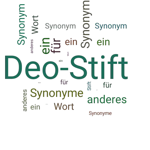 Ein anderes Wort für Deo-Stift - Synonym Deo-Stift