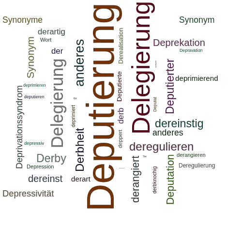 Ein anderes Wort für Deputierung - Synonym Deputierung