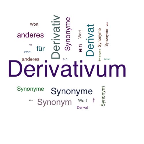 Ein anderes Wort für Derivativum - Synonym Derivativum
