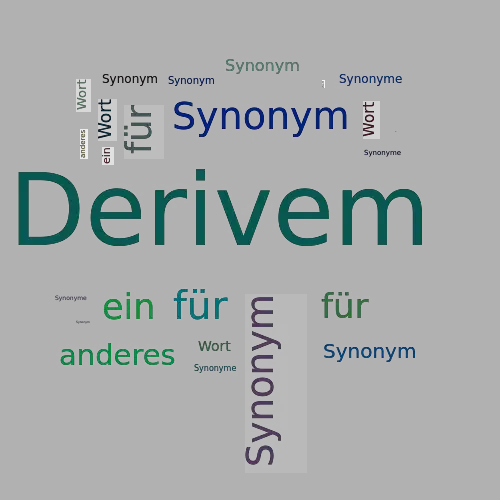 Ein anderes Wort für Derivem - Synonym Derivem