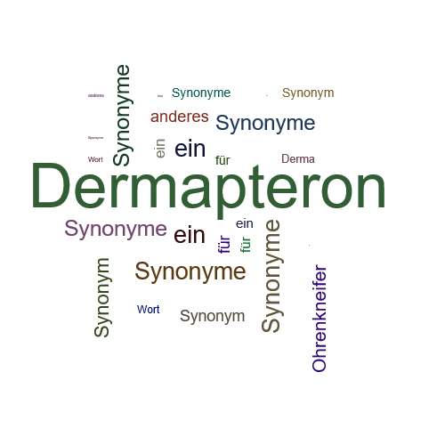 Ein anderes Wort für Dermapteron - Synonym Dermapteron