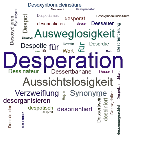 Ein anderes Wort für Desperation - Synonym Desperation