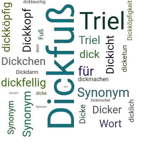 Ein anderes Wort für Dickfuß - Synonym Dickfuß