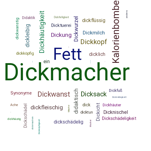 Ein anderes Wort für Dickmacher - Synonym Dickmacher