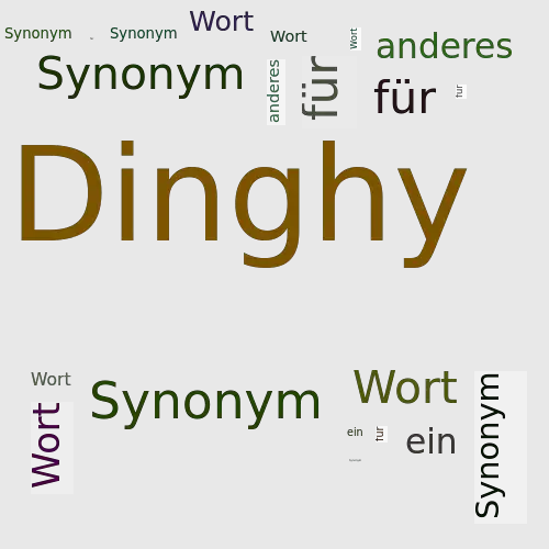 Ein anderes Wort für Dinghy - Synonym Dinghy