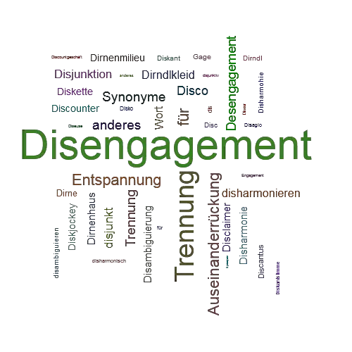 Ein anderes Wort für Disengagement - Synonym Disengagement
