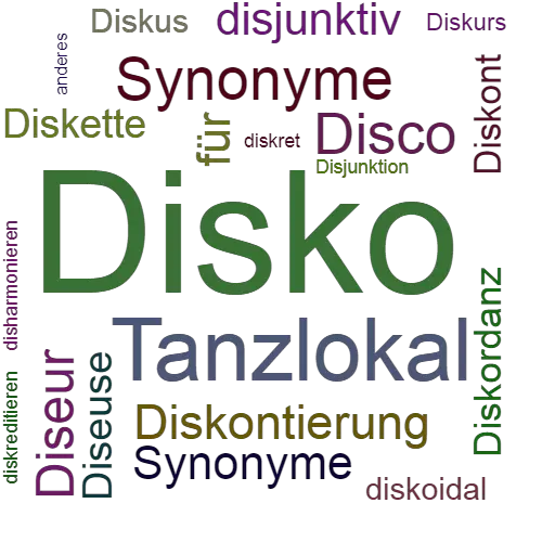 Ein anderes Wort für Disko - Synonym Disko