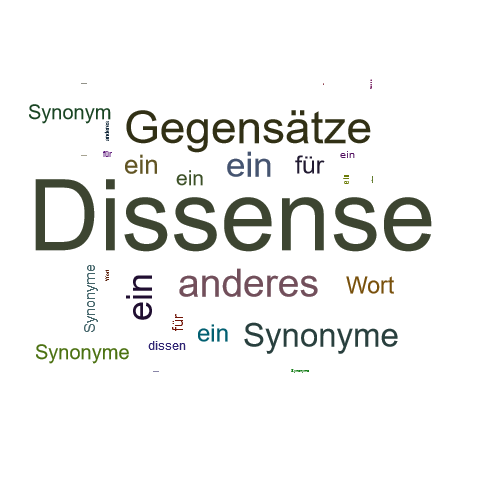 Ein anderes Wort für Dissense - Synonym Dissense