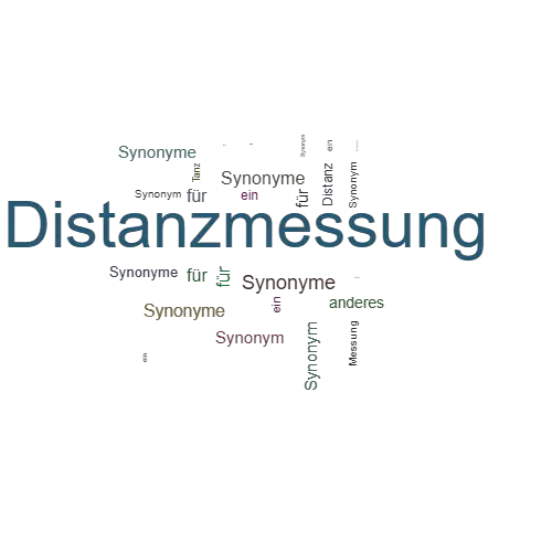 Ein anderes Wort für Distanzmessung - Synonym Distanzmessung