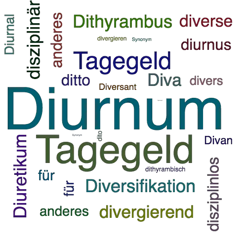 Ein anderes Wort für Diurnum - Synonym Diurnum