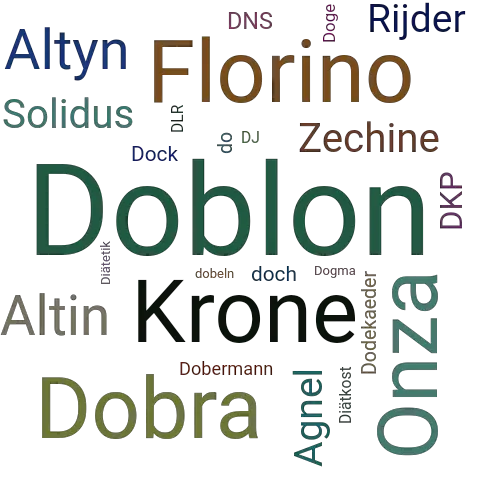 Ein anderes Wort für Doblon - Synonym Doblon