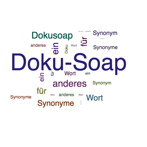 Ein anderes Wort für Doku-Soap - Synonym Doku-Soap