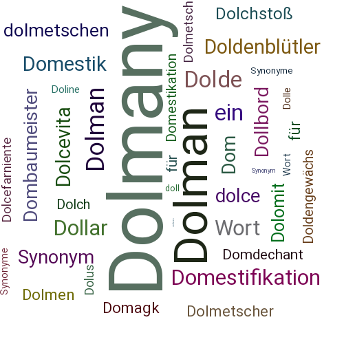 Ein anderes Wort für Dolmany - Synonym Dolmany
