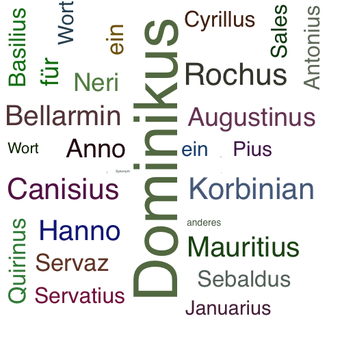 Ein anderes Wort für Dominikus - Synonym Dominikus