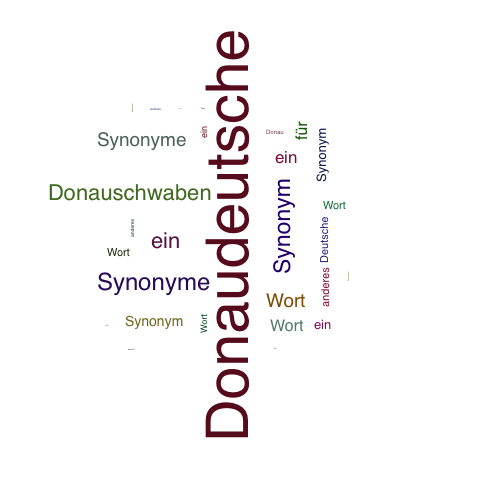 Ein anderes Wort für Donaudeutsche - Synonym Donaudeutsche