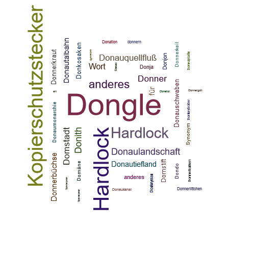 Ein anderes Wort für Dongle - Synonym Dongle