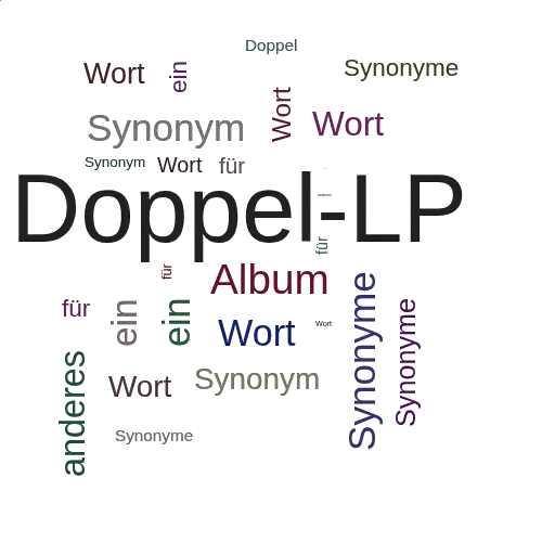 Ein anderes Wort für Doppel-LP - Synonym Doppel-LP