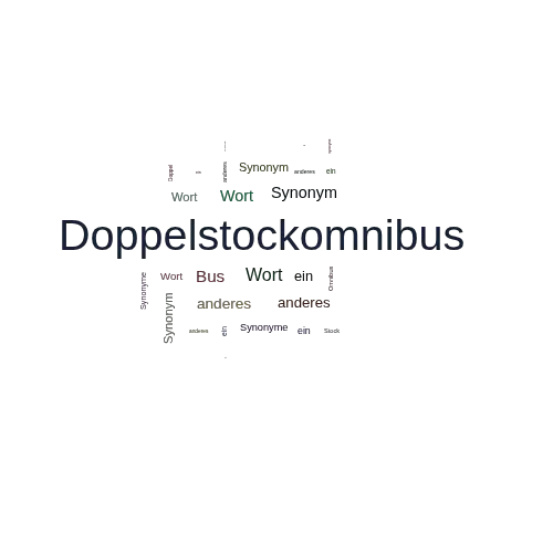 Ein anderes Wort für Doppelstockomnibus - Synonym Doppelstockomnibus