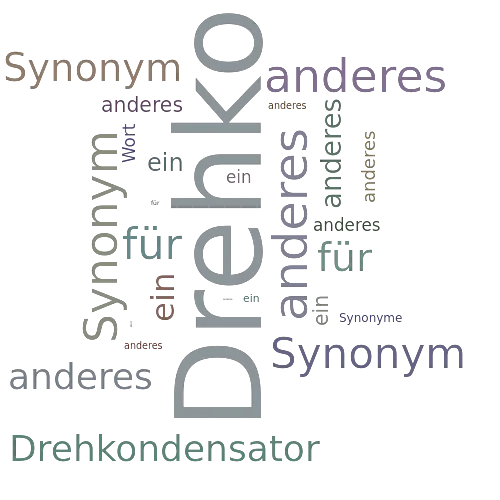 Ein anderes Wort für Drehko - Synonym Drehko