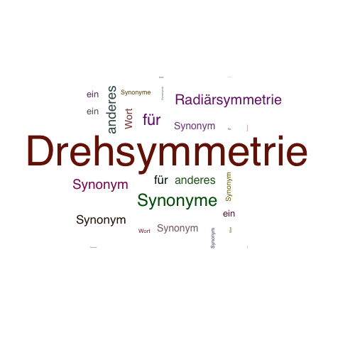 Ein anderes Wort für Drehsymmetrie - Synonym Drehsymmetrie