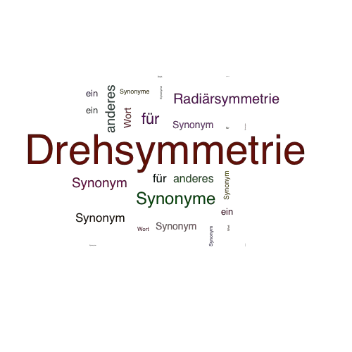 Ein anderes Wort für Drehsymmetrie - Synonym Drehsymmetrie