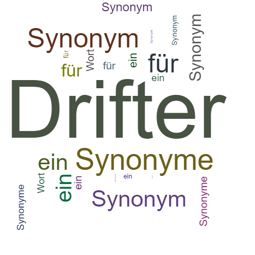 Ein anderes Wort für Drifter - Synonym Drifter