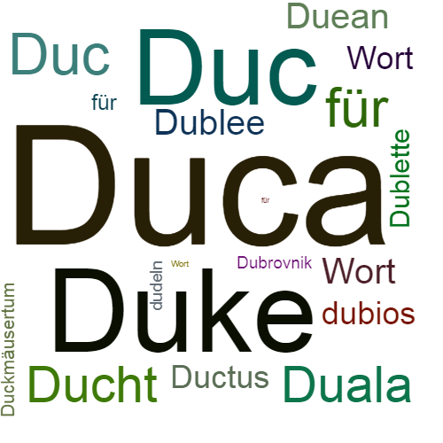 Ein anderes Wort für Duca - Synonym Duca