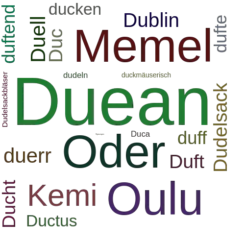 Ein anderes Wort für Duean - Synonym Duean