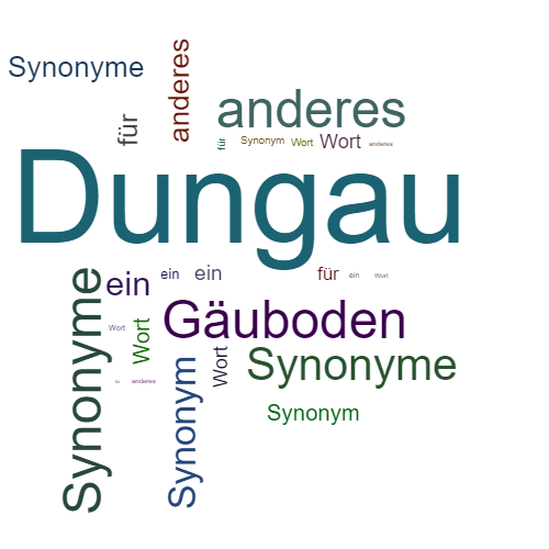 Ein anderes Wort für Dungau - Synonym Dungau