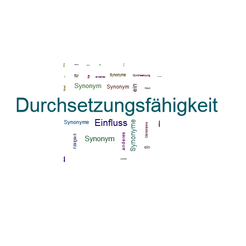 Ein anderes Wort für Durchsetzungsfähigkeit - Synonym Durchsetzungsfähigkeit