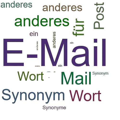 Ein anderes Wort für E-Mail - Synonym E-Mail