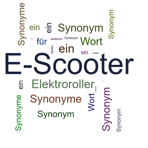 Ein anderes Wort für E-Scooter - Synonym E-Scooter