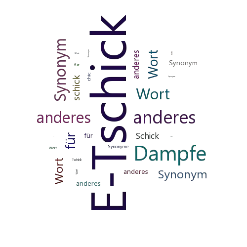 Ein anderes Wort für E-Tschick - Synonym E-Tschick