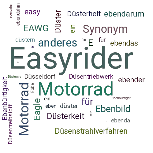 Ein anderes Wort für Easyrider - Synonym Easyrider