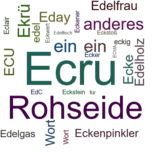 Ein anderes Wort für Ecru - Synonym Ecru