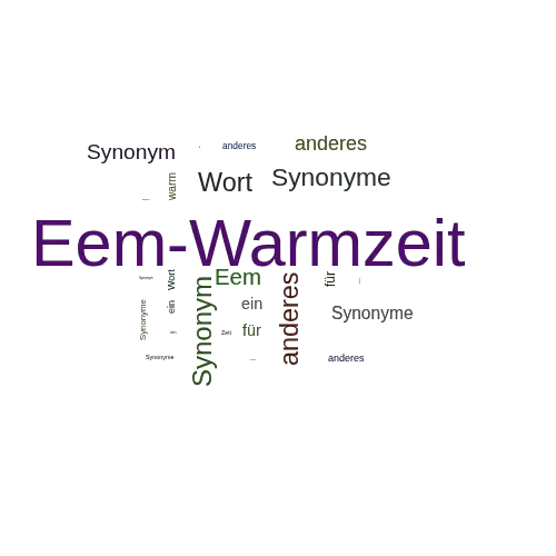 Ein anderes Wort für Eem-Warmzeit - Synonym Eem-Warmzeit
