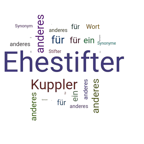 Ein anderes Wort für Ehestifter - Synonym Ehestifter