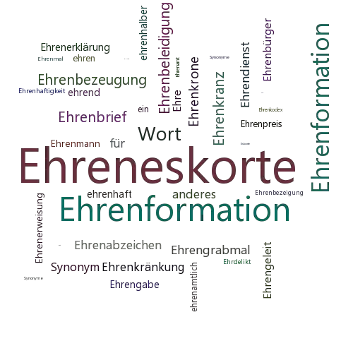 Ein anderes Wort für Ehreneskorte - Synonym Ehreneskorte