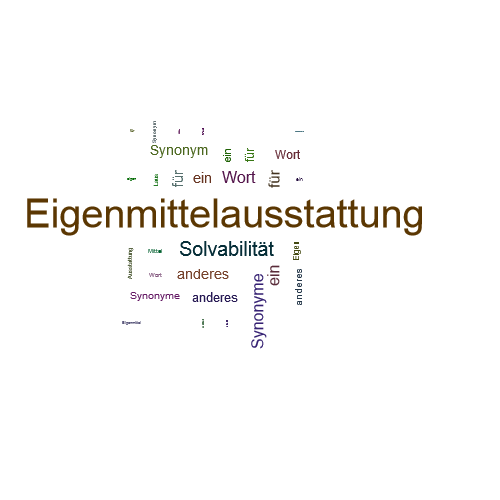 Ein anderes Wort für Eigenmittelausstattung - Synonym Eigenmittelausstattung