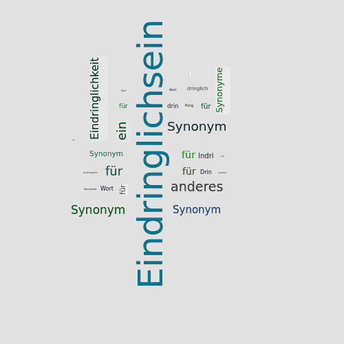 Ein anderes Wort für Eindringlichsein - Synonym Eindringlichsein