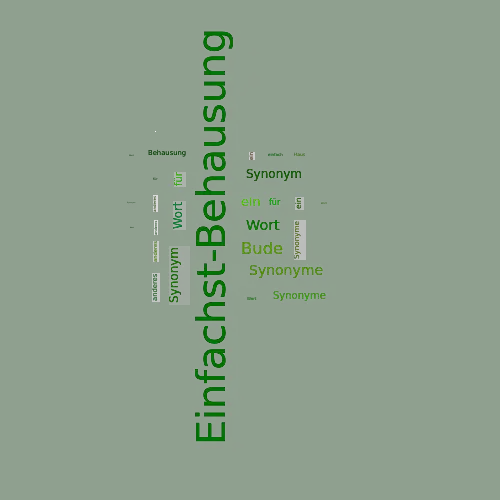 Ein anderes Wort für Einfachst-Behausung - Synonym Einfachst-Behausung