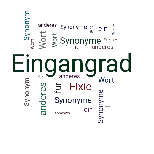 Ein anderes Wort für Eingangrad - Synonym Eingangrad