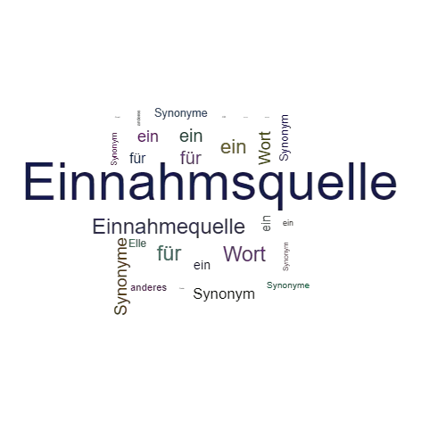 Ein anderes Wort für Einnahmsquelle - Synonym Einnahmsquelle