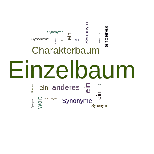Ein anderes Wort für Einzelbaum - Synonym Einzelbaum
