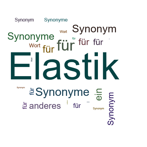 Ein anderes Wort für Elastik - Synonym Elastik